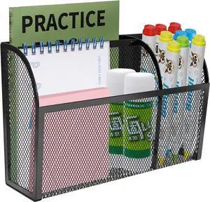 Magnetic Pencil Holder-Magnetic Basket for Fridge 3-Grid Mesh Magnetic Pen Holder for Refrigerator, Extra Strong Magnets Mesh Marker Holder Locker Accessories Organizer for Whiteboard Magnetic Pencil Holder-Magnetic Basket for Fridge 3-Grid Mesh Magnetic Pen Holder for Refrigerator, Extra Strong Magnets Mesh Marker Holder Locker Accessories Organizer for Whiteboard