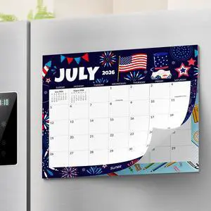 SUNEE Fridge Calendar 2026-2027 from July 2026 to March 2028, Magnetic Calendar for Refrigerator 13.5"x11.5" with Magnet Monthly for Family or Kitchen, Seasonal SUNEE Fridge Calendar 2026-2027 from July 2026 to March 2028, Magnetic Calendar for Refrigerator 13.5"x11.5" with Magnet Monthly for Family or Kitchen, Seasonal