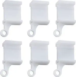 6PCS Flexible Curtain Cap, End caps for Flexible Curtain Track, Bendable Room Divider Track for RV, Shower, Hospital, Window Curtain Hooks and Clips 6PCS Flexible Curtain Cap, End caps for Flexible Curtain Track, Bendable Room Divider Track for RV, Shower, Hospital, Window Curtain Hooks and Clips