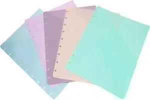 Discbound Dividers with Pockets & 9 Disc Bound Classic - 7x9.25 Classic Size Discbound Notebook, 5pcs Plastic Index Dividers for Binder, Folder & Disc Planner Accessories Discbound Dividers with Pockets & 9 Disc Bound Classic - 7x9.25 Classic Size Discbound Notebook, 5pcs Plastic Index Dividers for Binder, Folder & Disc Planner Accessories