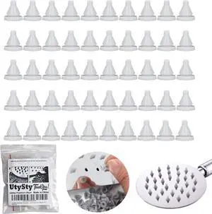 50 Pack Rain Shower Head Nozzles Replacement Universal Shower Heads Nozzle Inserts Silicone Nibs Parts for High Pressure Showerhead Combo Rainfall Shower Head Handheld Spray Combo 50 Pack Rain Shower Head Nozzles Replacement Universal Shower Heads Nozzle Inserts Silicone Nibs Parts for High Pressure Showerhead Combo Rainfall Shower Head Handheld Spray Combo