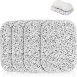 Jephen 4pcs Soap Lifting Pads for Soap Dish,Bars soap Holder for Shower Kitchen Bathroom Travel Hotel Cleaning Supplies Jephen 4pcs Soap Lifting Pads for Soap Dish,Bars soap Holder for Shower Kitchen Bathroom Travel Hotel Cleaning Supplies