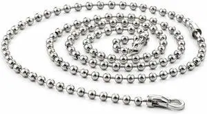 Gadgetime USA Bathtub Stopper Bead Chain Replacement - 11.9 inches - Stainless Steel Tub Stopper Chain Connector - for Easy Pull Sink & Tub Water Stopper with Chrome Finish, Gadgetime USA Bathtub Stopper Bead Chain Replacement - 11.9 inches - Stainless Steel Tub Stopper Chain Connector - for Easy Pull Sink & Tub Water Stopper with Chrome Finish,