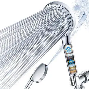 Shower Head, High Pressure Filtered Shower Head with Handheld, Silver | 7 Modes Water Softer Rain Fall Shower Head, High Pressure Filtered Shower Head with Handheld, Silver | 7 Modes Water Softer Rain Fall