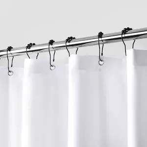 downluxe Waterproof Fabric Shower Curtain Liner, Soft Cloth Shower Liner with 3 Magnets, Machine Washable & Hotel Quality Bathroom Curtain, 72" W x 72" L, White downluxe Waterproof Fabric Shower Curtain Liner, Soft Cloth Shower Liner with 3 Magnets, Machine Washable & Hotel Quality Bathroom Curtain, 72" W x 72" L, White