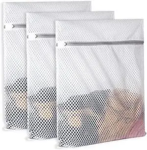 SUERIV 3Pcs Durable Honeycomb Mesh Laundry Bags for Delicates 125gsm Net Fabric Durable and Reusable Delicate Wash Bag,Organization Bag for Lingerie,Sock,12 x 16 Inches(3 Medium) SUERIV 3Pcs Durable Honeycomb Mesh Laundry Bags for Delicates 125gsm Net Fabric Durable and Reusable Delicate Wash Bag,Organization Bag for Lingerie,Sock,12 x 16 Inches(3 Medium)