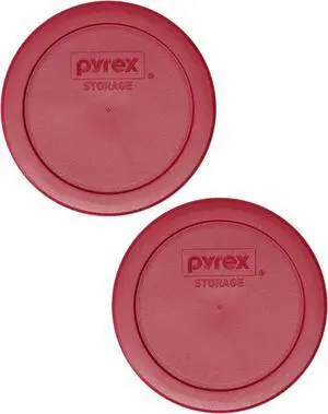 Pyrex 7200-PC 2-Cup Sangria Red Food Storage Lid (2-Pack) - Made in USA | BPA-Free Plastic | Meal Prep | Covers | Non-Porous Surface | Refrigerator Safe | Freezer Safe | Dishwasher Safe Pyrex 7200-PC 2-Cup Sangria Red Food Storage Lid (2-Pack) - Made in USA | BPA-Free Plastic | Meal Prep | Covers | Non-Porous Surface | Refrigerator Safe | Freezer Safe | Dishwasher Safe