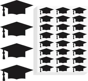 Anwyll Graduation Cap Stickers 2026-600Pcs Black Graduation Hat Stickers Self-Adhesive Graduations Envelope Seal Sticker Congrats Grad Cap Sticker Class of 2026 for Senior College Grad Party Favor Anwyll Graduation Cap Stickers 2026-600Pcs Black Graduation Hat Stickers Self-Adhesive Graduations Envelope Seal Sticker Congrats Grad Cap Sticker Class of 2026 for Senior College Grad Party Favor