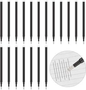 Zonon 24 Pcs 0.7mm Erasable Gel Ink Pen Refills Compatible with Frixion Friction Gel Ink Refills Medium Fine Point Erasable Pens Lead for Writing Planner and Crossword Puzzles(Black) Zonon 24 Pcs 0.7mm Erasable Gel Ink Pen Refills Compatible with Frixion Friction Gel Ink Refills Medium Fine Point Erasable Pens Lead for Writing Planner and Crossword Puzzles(Black)