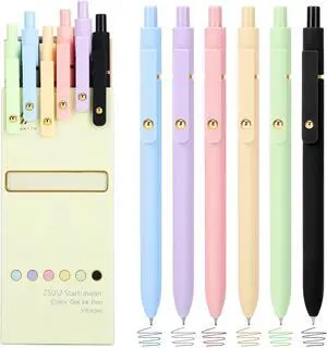 Ddaowanx Colored Gel Pens Set,0.5mm Retractable Quick Dry Colorful Ink Pens | Fine Point Smooth Writing Pens for Nurses and Teachers,Aesthetic Desk Accessories,Stocking Stuffers,Gifts for Women(6 Pcs) Ddaowanx Colored Gel Pens Set,0.5mm Retractable Quick Dry Colorful Ink Pens | Fine Point Smooth Writing Pens for Nurses and Teachers,Aesthetic Desk Accessories,Stocking Stuffers,Gifts for Women(6 Pcs)