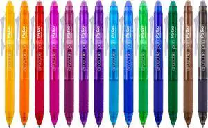 ParKoo Erasable Gel Pens Clicker, 14 Classic Colors, 0.7mm Fine Point Pens | Retractable Design, Thermo-Sensitive Ink, Clean Erasing, Smooth Writing, Comfortable Grip, Drawing, Journaling ParKoo Erasable Gel Pens Clicker, 14 Classic Colors, 0.7mm Fine Point Pens | Retractable Design, Thermo-Sensitive Ink, Clean Erasing, Smooth Writing, Comfortable Grip, Drawing, Journaling
