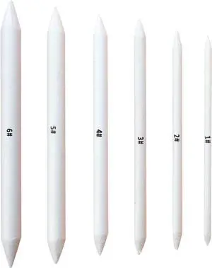 6 PCS Blending Stumps and Tortillions, Sketch Drawing Tools | Paper Art Blenders for Student Sketch Drawing 6 PCS Blending Stumps and Tortillions, Sketch Drawing Tools | Paper Art Blenders for Student Sketch Drawing