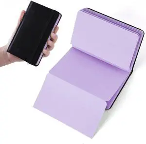 3.54" x 5.7" Taro Purple Paper Sketchbook,34 Sheets Small Mixed Media Notebook,120 GSM Acid-Free Folding Colored Drawing Paper, Hardcover Journal Art Supplies Sketch Pad for Coloring Sketching 3.54" x 5.7" Taro Purple Paper Sketchbook,34 Sheets Small Mixed Media Notebook,120 GSM Acid-Free Folding Colored Drawing Paper, Hardcover Journal Art Supplies Sketch Pad for Coloring Sketching