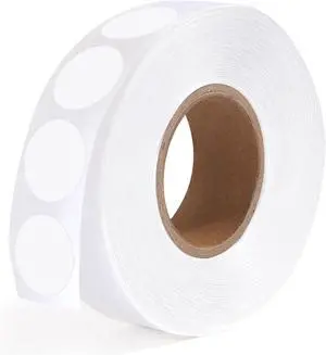 1000 PCS Dot Stickers 1/2 Inch Circle Small Round Coding Labels, 0.5 inch Blank White Color Sticky Dots for Yard Sale Office Shop Home Marking (White) 1000 PCS Dot Stickers 1/2 Inch Circle Small Round Coding Labels, 0.5 inch Blank White Color Sticky Dots for Yard Sale Office Shop Home Marking (White)