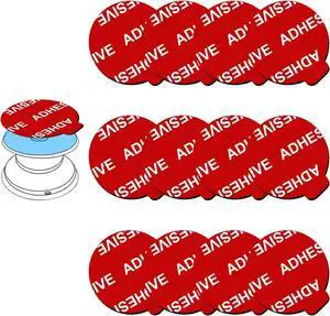 PKYAA 12 Pack Sticky Adhesive Compatible with Socket Base, Double-Sided Replacement Tape for Collapsible Grip & Stand Back - 12pcs 1.4 inches(35mm) Adhesive Tapes PKYAA 12 Pack Sticky Adhesive Compatible with Socket Base, Double-Sided Replacement Tape for Collapsible Grip & Stand Back - 12pcs 1.4 inches(35mm) Adhesive Tapes