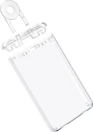 Pawfly 2 Pack Locking ID Badge Holder 3-Card Hard PC Card Case with Key Pin Ultra Clear Sleeve Protector with UV Protection for Office Card Smart PIV CAC Driver's License and Credit Card Pawfly 2 Pack Locking ID Badge Holder 3-Card Hard PC Card Case with Key Pin Ultra Clear Sleeve Protector with UV Protection for Office Card Smart PIV CAC Driver's License and Credit Card