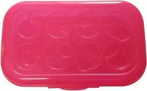 Sterilite Pink Transparent Pencil Case Box Sterilite Pink Transparent Pencil Case Box