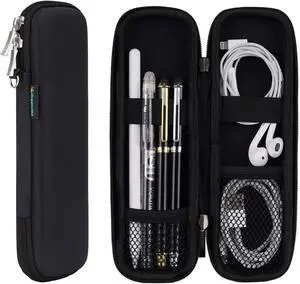 Small Pencil Case Holder for Pencils,Hard Pen Case for Executive Fountain Pens,Ballpoint Pens-Black Small Pencil Case Holder for Pencils,Hard Pen Case for Executive Fountain Pens,Ballpoint Pens-Black