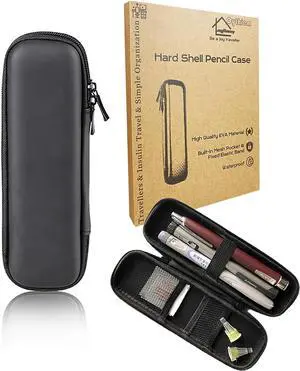 Oythiem Slim Pencil Case for Adults, Travellers, Insulin Travel, Small Pencil Case Hard Shell, Simple Thin Waterproof Pen Case Organizer Box for Stylus Touch Pen, Art Pen Pencil, Headphones Oythiem Slim Pencil Case for Adults, Travellers, Insulin Travel, Small Pencil Case Hard Shell, Simple Thin Waterproof Pen Case Organizer Box for Stylus Touch Pen, Art Pen Pencil, Headphones