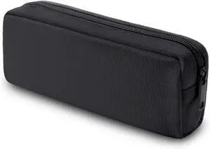 Pencil Pen Case, Big Capacity Pencil Pouch Makeup Bag Durable Office Stationery Organizer - Black Pencil Pen Case, Big Capacity Pencil Pouch Makeup Bag Durable Office Stationery Organizer - Black