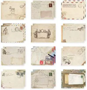 EORTA 60 Pieces Mini Paper Envelopes Small Retro Envelop Mailers Vintage European Style Stationery Greeting/Invitation Tools for Kids Children Students Art Craft DIY, 3.7" X 2.8" EORTA 60 Pieces Mini Paper Envelopes Small Retro Envelop Mailers Vintage European Style Stationery Greeting/Invitation Tools for Kids Children Students Art Craft DIY, 3.7" X 2.8"