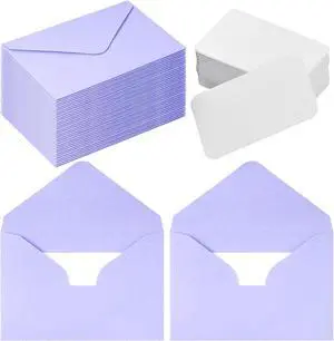 100 Sets Small Gift Card Envelopes with Blank Cards 2.7 x 4 Inch Purple | for Invitation, Greeting Cards, Engagement, Wedding, Holiday, Valentines Day, Business, Graduations, Bulk, Mini 100 Sets Small Gift Card Envelopes with Blank Cards 2.7 x 4 Inch Purple | for Invitation, Greeting Cards, Engagement, Wedding, Holiday, Valentines Day, Business, Graduations, Bulk, Mini