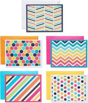 American Greetings 30-Count All-Occasion Blank Notecard Pack, Bright Pattern Assortment American Greetings 30-Count All-Occasion Blank Notecard Pack, Bright Pattern Assortment