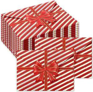 JarThenaAMCS 50Pcs Christmas Paper Gift Card Envelopes Bulk Red Bow Stripe Mini Greeting Card Holders Invitation Sleeves for Xmas Mailing Sending Cards, 2.8 x 3.9 Inch JarThenaAMCS 50Pcs Christmas Paper Gift Card Envelopes Bulk Red Bow Stripe Mini Greeting Card Holders Invitation Sleeves for Xmas Mailing Sending Cards, 2.8 x 3.9 Inch