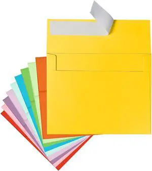 50 Pack Goefun A2 Colored Envelopes Self Seal, 4.375 x 5.75 | Invitation Envelopes for 4.25 x 5.5 Cards, Printable for Photos, Invitations, Weddings, Graduation, Baby Shower 50 Pack Goefun A2 Colored Envelopes Self Seal, 4.375 x 5.75 | Invitation Envelopes for 4.25 x 5.5 Cards, Printable for Photos, Invitations, Weddings, Graduation, Baby Shower