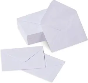 100 Pack 4 x 2.75" Mini Envelopes 120GSM Gift Card White Envelopes Bulk Small Paper Gift Card Sleeves Greeting Card Business Card Brown Tiny Envelope Pockets for Card & Invitation 100 Pack 4 x 2.75" Mini Envelopes 120GSM Gift Card White Envelopes Bulk Small Paper Gift Card Sleeves Greeting Card Business Card Brown Tiny Envelope Pockets for Card & Invitation