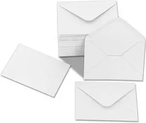 100 pack Gift Card Envelopes | 4 x 2.75" Mini envelope 120GSM business card envelope small card envelope for gift card 100 pack Gift Card Envelopes | 4 x 2.75" Mini envelope 120GSM business card envelope small card envelope for gift card