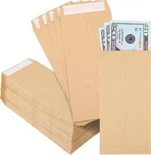 Joyberg 120 PCS Money Envelopes for Cash Kraft Paper, 6.5x3.2 Small Cash Envelopes for Self-Adhesive, Money Saving Challenge Coin Envelopes for Coin, Check, Budget, Small Item Organizer Joyberg 120 PCS Money Envelopes for Cash Kraft Paper, 6.5x3.2 Small Cash Envelopes for Self-Adhesive, Money Saving Challenge Coin Envelopes for Coin, Check, Budget, Small Item Organizer