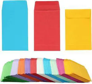 200 Pieces Colorful Small Coin Envelopes for Seed, 2.25×3.5 inch | Self-Adhesive, Mini Parts Storage Packets, For Garden, Office or Wedding Gift 200 Pieces Colorful Small Coin Envelopes for Seed, 2.25×3.5 inch | Self-Adhesive, Mini Parts Storage Packets, For Garden, Office or Wedding Gift