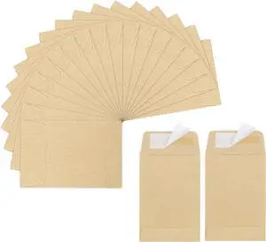 180 Pack Coin Envelopes 2.35"3.5", Brown Kraft Small Seed Packets, Full-Flap Seal Mini Envelopes for Office, Home, School 180 Pack Coin Envelopes 2.35"3.5", Brown Kraft Small Seed Packets, Full-Flap Seal Mini Envelopes for Office, Home, School