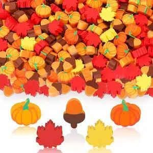 JUNEBRUSHS 150Pcs Fall Mini Erasers, Cute Thanksgiving Erasers Bulk | Mini Erasers for Maple Leaf, Novelty Pencil Erasers Stationery for Classroom Prizes, Homework Rewards, Gifts Party Favors JUNEBRUSHS 150Pcs Fall Mini Erasers, Cute Thanksgiving Erasers Bulk | Mini Erasers for Maple Leaf, Novelty Pencil Erasers Stationery for Classroom Prizes, Homework Rewards, Gifts Party Favors