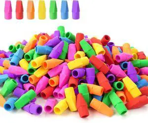 Sooez Erasers, 120 Pack Pencil Top Erasers, Cap Eraser Toppers Bulk 7-Color | Erasers Tops, Latex-Free, No-Smudge, Classroom Must Haves, Back To School Supplies, Teacher Essentials, Party Favor Prizes Sooez Erasers, 120 Pack Pencil Top Erasers, Cap Eraser Toppers Bulk 7-Color | Erasers Tops, Latex-Free, No-Smudge, Classroom Must Haves, Back To School Supplies, Teacher Essentials, Party Favor Prizes