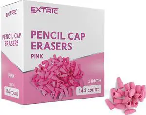 Pencil Top Erasers, 144 Count Pink Cap Erasers, Pink Eraser Tops, Pencil Toppers, Pencils Cap Eraser Pencil Top Erasers, 144 Count Pink Cap Erasers, Pink Eraser Tops, Pencil Toppers, Pencils Cap Eraser