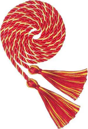 Graduation Cords, Red Gold Graduation Honor Cord for Class of 2026, 68 Long Polyester Yarn Honor Ropes for 2026 Grad Students, Bachelor Gown Graduation Cords, Red Gold Graduation Honor Cord for Class of 2026, 68 Long Polyester Yarn Honor Ropes for 2026 Grad Students, Bachelor Gown