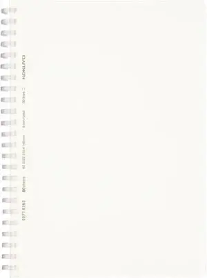 KOKUYO Spiral Lined Notebook, 8.3'' x 5.8'' Business Journal A5 Soft Ring Notebooks with A 6mm Ruled, 80 Perforated Sheets, Clear 1 Subject Notebook, Note Taking for Work. Japan Import (SU-SV538B-T) KOKUYO Spiral Lined Notebook, 8.3'' x 5.8'' Business Journal A5 Soft Ring Notebooks with A 6mm Ruled, 80 Perforated Sheets, Clear 1 Subject Notebook, Note Taking for Work. Japan Import (SU-SV538B-T)