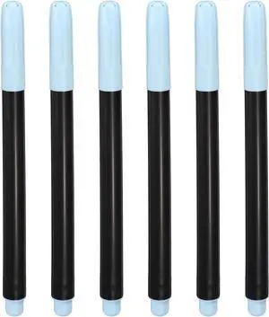 PATIKIL Light Blue Permanent Fabric Markers for Cloths, Permanent Markers Set Fabric Pen on Plastic Wood Stone Metal and Glass for Coloring Drawing Writing Marking, 6Pack PATIKIL Light Blue Permanent Fabric Markers for Cloths, Permanent Markers Set Fabric Pen on Plastic Wood Stone Metal and Glass for Coloring Drawing Writing Marking, 6Pack