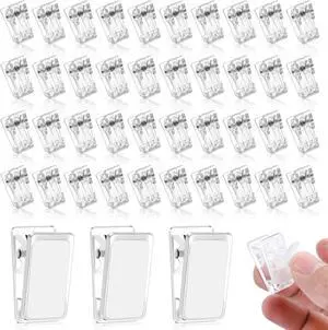 50 Pieces Self Adhesive Clips, Tapestry Sticky Spring Hangers Wall Clips for Hanging Poster Photo Office Decorations, Clear 50 Pieces Self Adhesive Clips, Tapestry Sticky Spring Hangers Wall Clips for Hanging Poster Photo Office Decorations, Clear