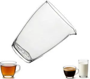 Borosilicate Glass Tea Cups 8 Oz | Fairness Cup for Gongfu Tea, Heat-Resistant Glass Pitcher for Brewing & Serving Borosilicate Glass Tea Cups 8 Oz | Fairness Cup for Gongfu Tea, Heat-Resistant Glass Pitcher for Brewing & Serving