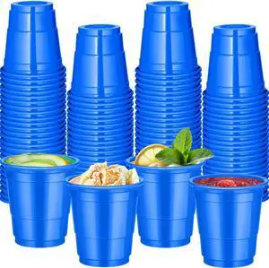 120 Pcs 2 oz Blue Shot Cups Birthday Party shot Glasses blue Shot Glasses Disposable for Drinking Tastings Served Snacks Jello Tastings and Samples 120 Pcs 2 oz Blue Shot Cups Birthday Party shot Glasses blue Shot Glasses Disposable for Drinking Tastings Served Snacks Jello Tastings and Samples