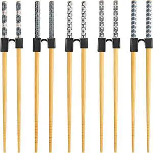 5 Pairs Training Chopsticks for Adults 8.86inch, Learning Easy Chopstick Trainer Beginners 5 Pairs Training Chopsticks for Adults 8.86inch, Learning Easy Chopstick Trainer Beginners