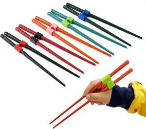 5 Pairs Reusable Training Chopsticks, 9.45 Inch Dishwasher Safe Fiberglass Japanese Training Chopsticks for Beginner, Non-Slip, Easy to Use(colorful) 5 Pairs Reusable Training Chopsticks, 9.45 Inch Dishwasher Safe Fiberglass Japanese Training Chopsticks for Beginner, Non-Slip, Easy to Use(colorful)