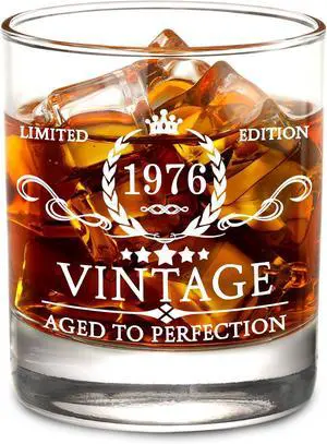 AOZITA 50th Birthday Gifts for Men Whiskey Glass with Delicate Package- 50th Birthday Decorations for Men, Party Supplies - 50th Bday Gifts Ideas for Him, Dad, Husband, Friends - 11oz Whiskey Glass AOZITA 50th Birthday Gifts for Men Whiskey Glass with Delicate Package- 50th Birthday Decorations for Men, Party Supplies - 50th Bday Gifts Ideas for Him, Dad, Husband, Friends - 11oz Whiskey Glass