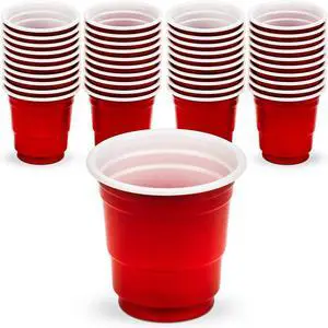 DecorRack 2 Oz Red Shot Glasses, 40 Plastic Shot Cups, Disposable Party Cups, Mini Cups Shot Glasses, Red (40 Pack) DecorRack 2 Oz Red Shot Glasses, 40 Plastic Shot Cups, Disposable Party Cups, Mini Cups Shot Glasses, Red (40 Pack)