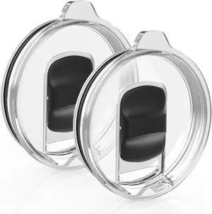 2 Pack Replacement Tumbler Lid for YETI 20 oz Tumbler, 10 oz Lowball and 25 oz Straw Mug Replacement Cover with Magnetic Slider Switch (20oz, Black) 2 Pack Replacement Tumbler Lid for YETI 20 oz Tumbler, 10 oz Lowball and 25 oz Straw Mug Replacement Cover with Magnetic Slider Switch (20oz, Black)