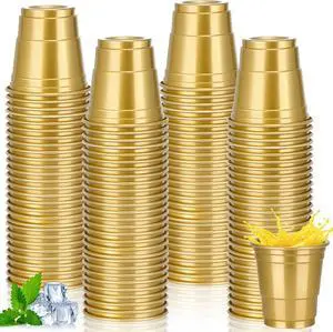 50 Pack Gold Plastic Shot Glasses - 2oz Graduation Party Cups | Elegant Spring Celebration Disposable Cups for Easter, Graduation Ceremonies (gold) 50 Pack Gold Plastic Shot Glasses - 2oz Graduation Party Cups | Elegant Spring Celebration Disposable Cups for Easter, Graduation Ceremonies (gold)
