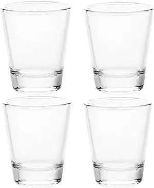 BCnmviku 1.5 oz Shot Glasses Sets with Heavy Base, Clear Shot Glass (4 Pack) BCnmviku 1.5 oz Shot Glasses Sets with Heavy Base, Clear Shot Glass (4 Pack)